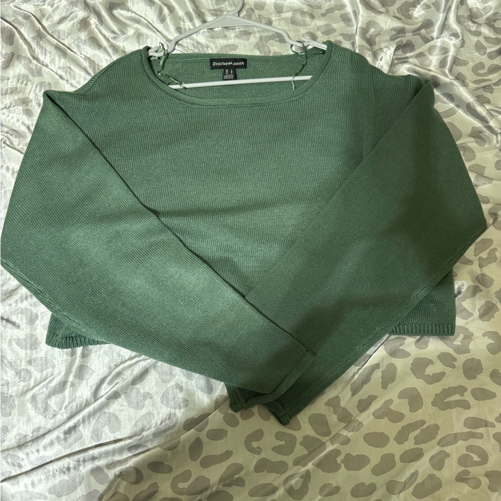 Streetwear Society Olive Knit Top